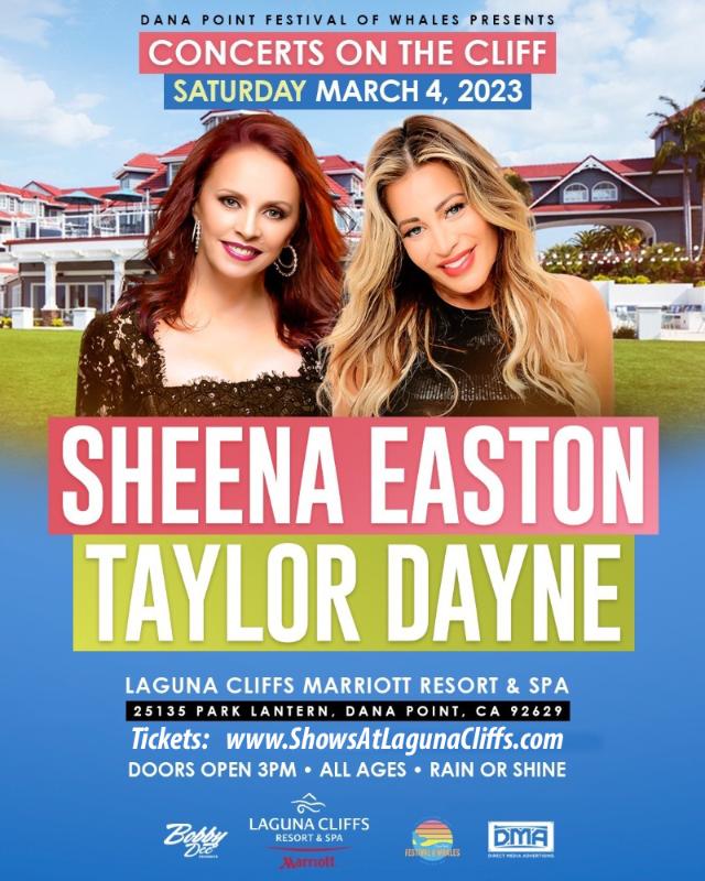 Concerts on The Cliff with Sheena Easton and Taylor Dayne March 4,2023