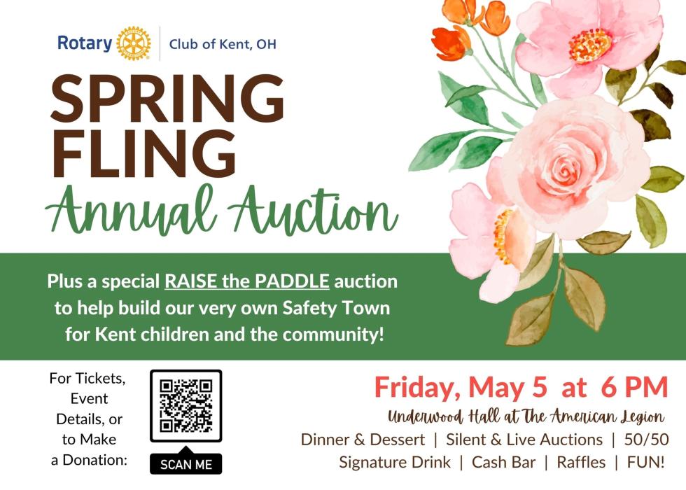 The Rotary Club of Kent's 2023 Spring Fling Annual Auction